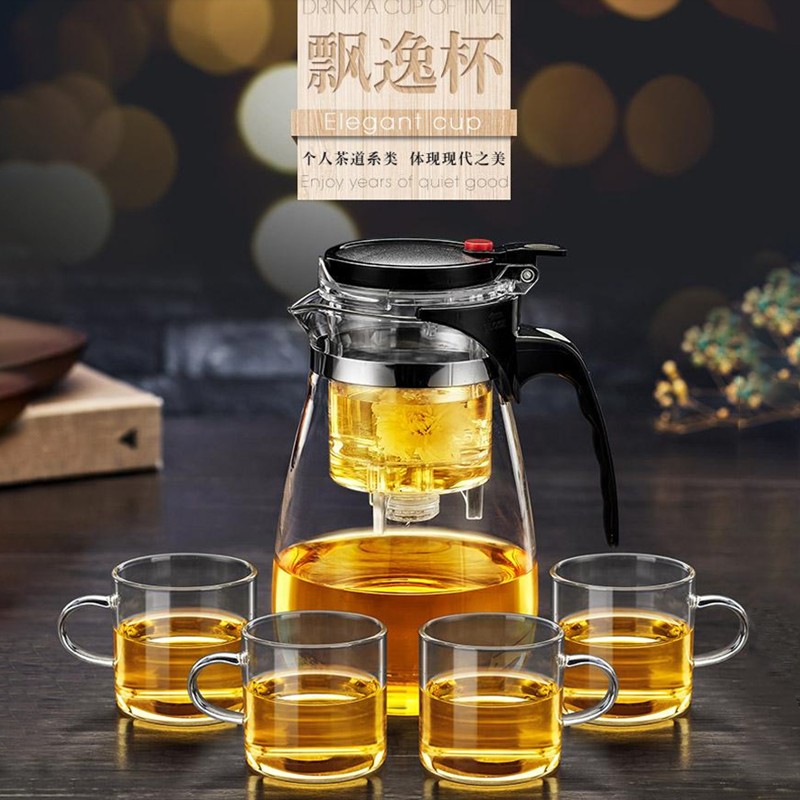 耐热玻璃泡茶杯冲茶器(包邮)